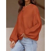 image:imageZESICA Fall Sweaters for Women Long Sleeve Knit Sweater TopsOrange