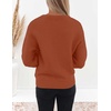 image:imageZESICA Fall Sweaters for Women Long Sleeve Knit Sweater TopsOrange