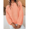 image:imageZESICA Fall Sweaters for Women Long Sleeve Knit Sweater TopsPeach