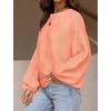 image:imageZESICA Fall Sweaters for Women Long Sleeve Knit Sweater TopsPeach