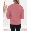 image:imageZESICA Fall Sweaters for Women Long Sleeve Knit Sweater TopsPink