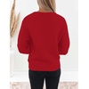 image:imageZESICA Fall Sweaters for Women Long Sleeve Knit Sweater TopsRed