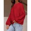 image:imageZESICA Fall Sweaters for Women Long Sleeve Knit Sweater TopsRed