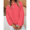 image:imageZESICA Fall Sweaters for Women Long Sleeve Knit Sweater TopsWatermelon