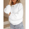 image:imageZESICA Fall Sweaters for Women Long Sleeve Knit Sweater TopsWhite