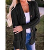 image:imageZESICA Long Sleeve Button Down Open Front Cable Knit Cardigan SweatersBlack2