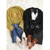 image:imageZESICA Long Sleeve Button Down Open Front Cable Knit Cardigan SweatersBlack2
