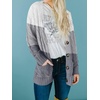 image:imageZESICA Long Sleeve Button Down Open Front Cable Knit Cardigan SweatersMiddlegrey