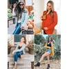 image:imageZESICA Long Sleeve Button Down Open Front Cable Knit Cardigan SweatersNavy