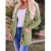 image:imageZESICA Long Sleeve Button Down Open Front Cable Knit Cardigan SweatersOlive
