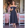 image:imageZESICA Summer 2026 Off Shoulder Cocktail Dresses for WomenNavy