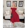 image:imageZESICA Summer 2026 Off Shoulder Cocktail Dresses for WomenRed