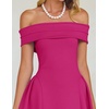 image:imageZESICA Summer 2026 Off Shoulder Cocktail Dresses for WomenRose