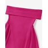 image:imageZESICA Summer 2026 Off Shoulder Cocktail Dresses for WomenRose