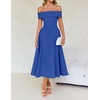 image:imageZESICA Summer 2026 Off Shoulder Cocktail Dresses for WomenRoyalblue