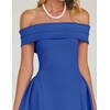 image:imageZESICA Summer 2026 Off Shoulder Cocktail Dresses for WomenRoyalblue