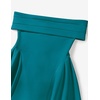 image:imageZESICA Summer 2026 Off Shoulder Cocktail Dresses for WomenTeal