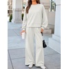 image:imageZESICA Two Piece Lounge Sets for Women Fall Sweatsuit Tracksuit OutfitsLight Grey