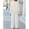 image:imageZESICA Two Piece Lounge Sets for Women Fall Sweatsuit Tracksuit OutfitsLight Grey