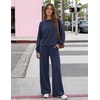 image:imageZESICA Two Piece Lounge Sets for Women Fall Sweatsuit Tracksuit OutfitsNavy