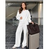 image:imageZESICA Two Piece Lounge Sets for Women Fall Sweatsuit Tracksuit OutfitsWhite