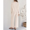 image:imageZESICA Womens 2 Piece Sweater Lounge Sets 2026 Fall Knit Matching OutfitsApricot