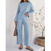 image:imageZESICA Womens 2 Piece Sweater Lounge Sets 2026 Fall Knit Matching OutfitsBlue