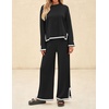 image:imageZESICA Womens 2 Piece Sweater Lounge Sets 2026 Fall Knit Matching OutfitsCarbon