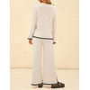image:imageZESICA Womens 2 Piece Sweater Lounge Sets 2026 Fall Knit Matching OutfitsNatural