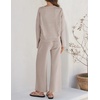 image:imageZESICA Womens 2 Piece Sweater Lounge Sets 2026 Fall Knit Matching OutfitsOatmeal