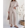 image:imageZESICA Womens 2 Piece Sweater Lounge Sets 2026 Fall Knit Matching OutfitsOatmeal
