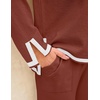 image:imageZESICA Womens 2 Piece Sweater Lounge Sets 2026 Fall Knit Matching OutfitsRust