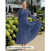 image:imageZESICA Womens 2026 Fall Long Sleeve Eyelet Maxi DressDustyblue