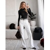 image:imageZESICA Womens 2026 Fall Long Sleeve Mock Neck Tops Going Out Knit ShirtsBlack