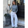 image:imageZESICA Womens 2026 Fall Long Sleeve Mock Neck Tops Going Out Knit ShirtsDusty Blue