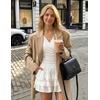 image:imageZESICA Womens 2026 Fall Long Sleeve Wrap Off Shoulder Y2K Going Out TopsWhite