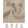 image:imageZESICA Womens 2026 Fall Mock Neck Mini Sweater Dress Pullover Knit DressesAlmond