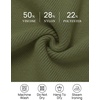 image:imageZESICA Womens 2026 Fall Mock Neck Mini Sweater Dress Pullover Knit DressesArmygreen