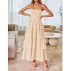 image:imageZESICA Womens 2026 Summer Boho Strapless Maxi DressesApricot