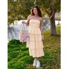 image:imageZESICA Womens 2026 Summer Boho Strapless Maxi DressesApricot