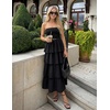 image:imageZESICA Womens 2026 Summer Boho Strapless Maxi DressesBlack