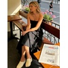 image:imageZESICA Womens 2026 Summer Boho Strapless Maxi DressesBlack