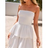 image:imageZESICA Womens 2026 Summer Boho Strapless Maxi DressesWhite