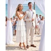 image:imageZESICA Womens 2026 Summer Boho Strapless Maxi DressesWhite