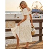 image:imageZESICA Womens 2026 Summer Boho Wedding Guest Midi DressesApricot