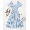 image:imageZESICA Womens 2026 Summer Boho Wedding Guest Midi DressesBlue
