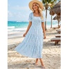 image:imageZESICA Womens 2026 Summer Boho Wedding Guest Midi DressesBlue