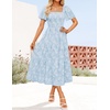 image:imageZESICA Womens 2026 Summer Boho Wedding Guest Midi DressesBlue