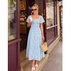 image:imageZESICA Womens 2026 Summer Boho Wedding Guest Midi DressesBlue