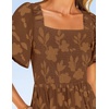 image:imageZESICA Womens 2026 Summer Boho Wedding Guest Midi DressesCaramel